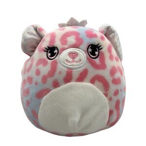 Squishmallow 5" Brandi Mystery Squad Series 2 - Scented Hot Pink Cheetah Crown